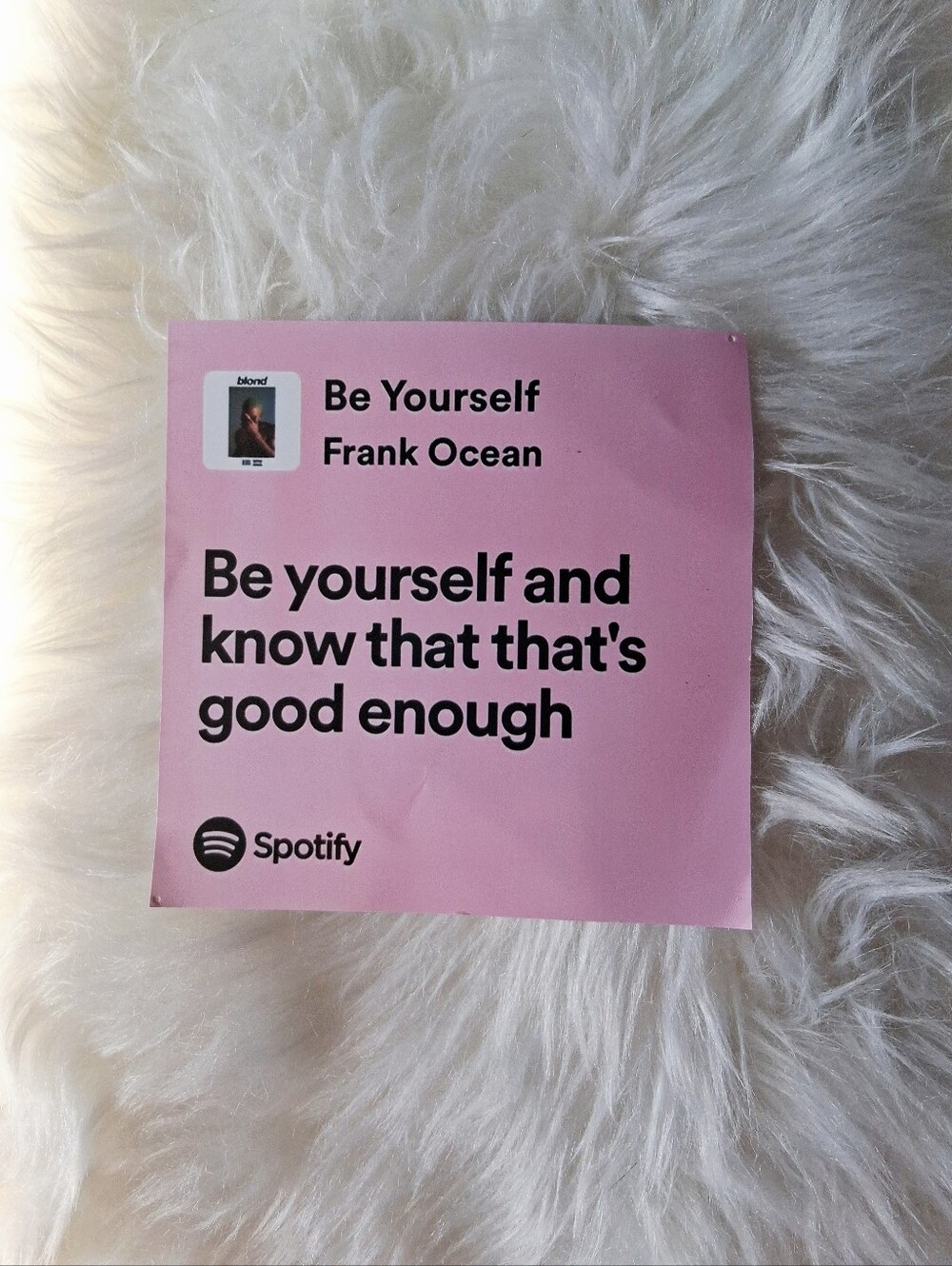 Song Lyric Small Poster
